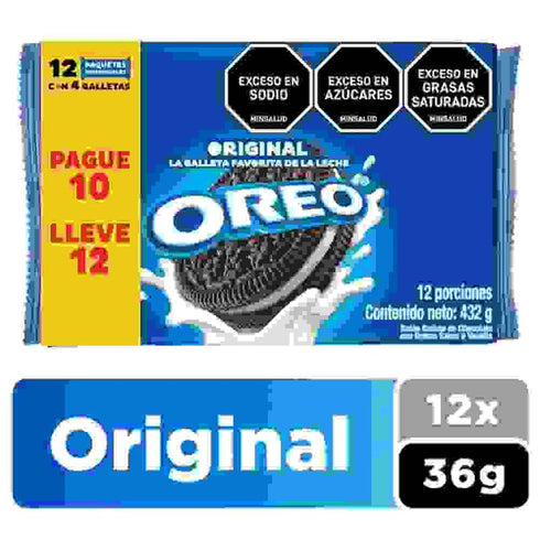 galleta oreo pag 10 llv1 2 432g original